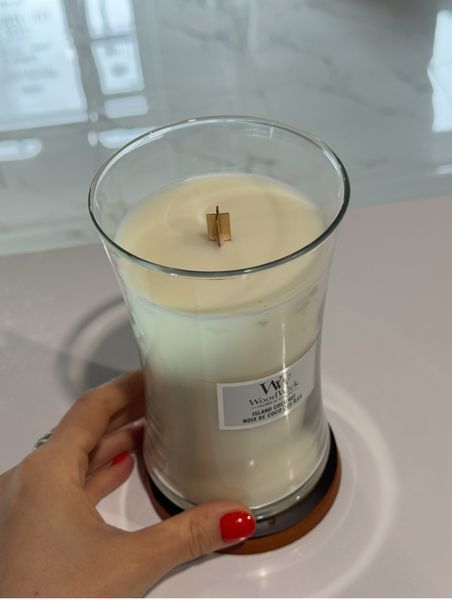 Свічка WoodWick (610 гр, аромат Island Coconut) 232 фото