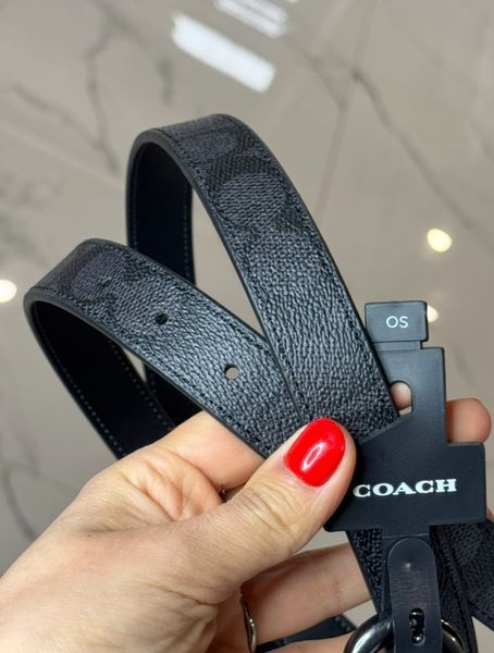 Ремінь Coach двосторонній жіночий 263 фото
